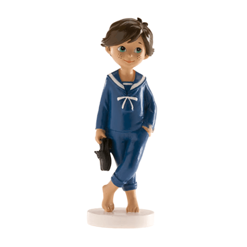 Figura Para Tarta Comunion - NiÑo Marinero Descalzo