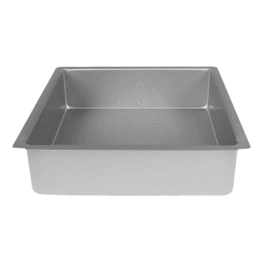 Molde De Aluminio Anodizado Cuadrado Pme - 35,6 Cm / H 10,2 Cm