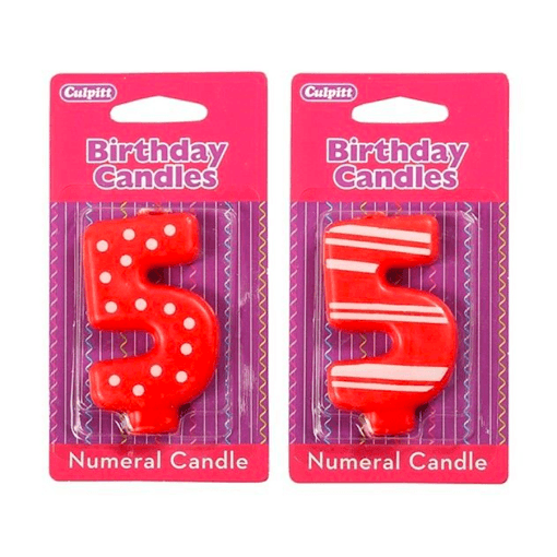 Set Velas CumpleaÑos Culpitt - Numero 5