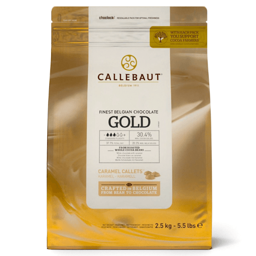 Callets De Chocolate Caramelizado Gold Callebaut - 2,5 Kg - Imagen 4