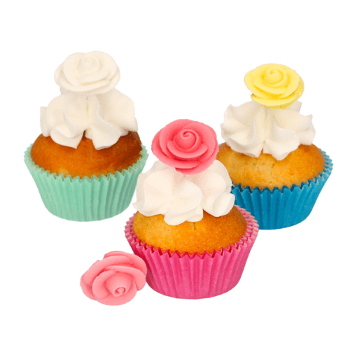Decoraciones De Azucar Funcakes - Rosas Colores - Imagen 3