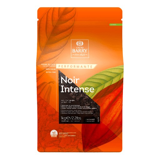 Cacao En Polvo (100 %) Cacao Barry - "noir Intense" 1 Kg