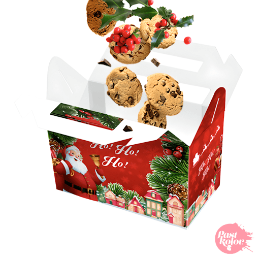 Caja Picnic Con Asa Y Ventana - Santa Claus - Imagen 3