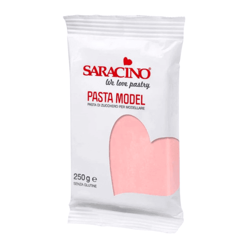 Pasta De Modelar Saracino - Rosa 250 G