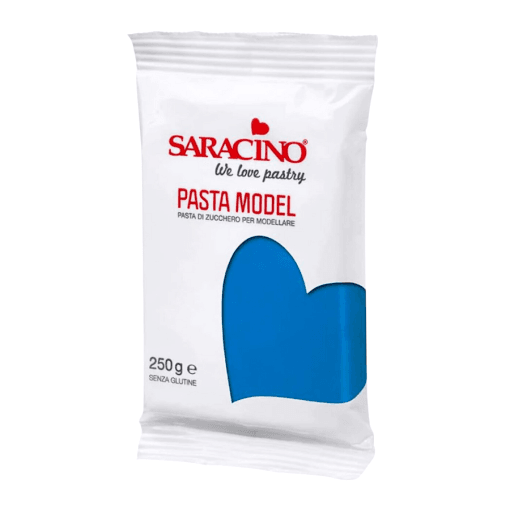 Pasta De Modelar Saracino - Azul 250 G