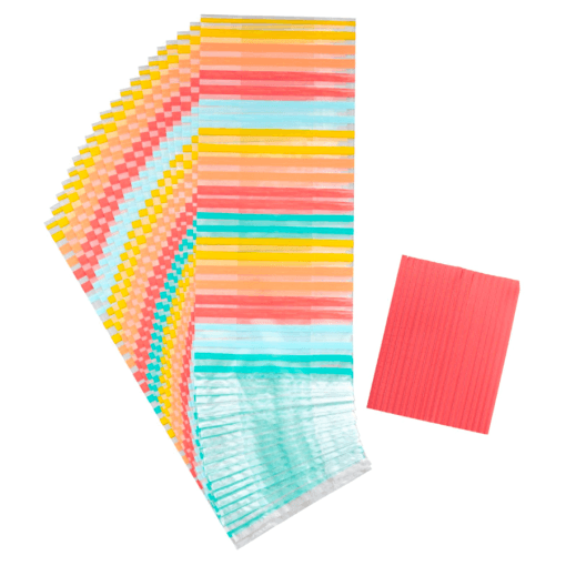 Bolsas Para Dulces Wilton - Rayas Colores (20 U) - Imagen 2