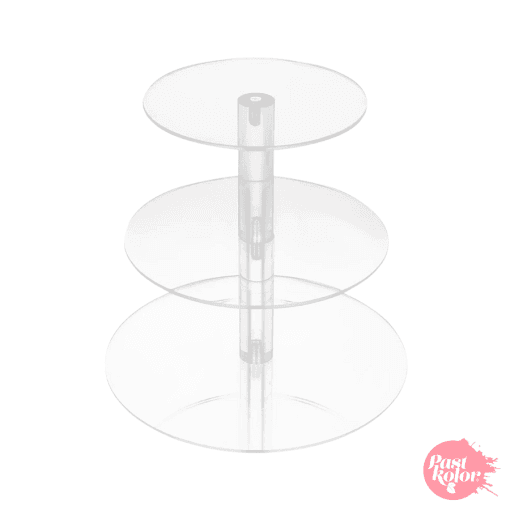 Stand Para Cupcakes Acrilico - 3 Niveles