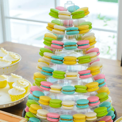 Soporte Transparente Para Macarons - Redondo (10 Niveles) - Imagen 2