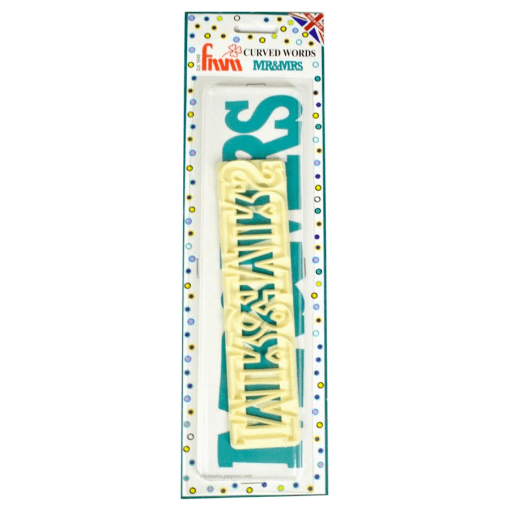 Cortador Palabras Curvas Fmm - "mr & Mrs" - Imagen 2