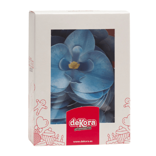 Flores De Oblea Dekora - Orquidea Azul - Imagen 2