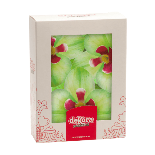 Flores De Oblea Dekora - Orquidea Verde - Imagen 2