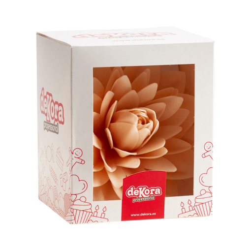 Flor De Oblea Gigante Dekora - Dalia (color Pastel)