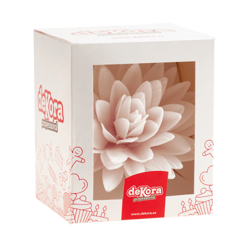 Flor De Oblea Gigante Dekora - Flor De OtoÑo (color Rosado) - Imagen 2