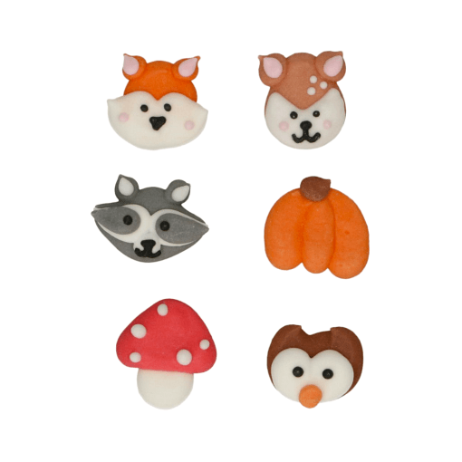 Decoraciones De Azucar Funcakes - Animales Del Bosque