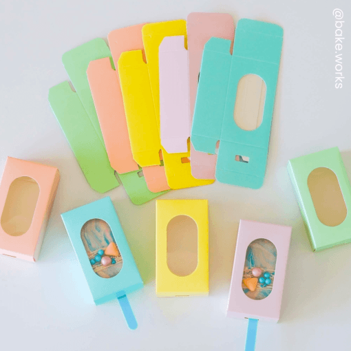 Set Cajas Para Helados "simply Making" - Amarillo Pastel (10 U) - Imagen 3