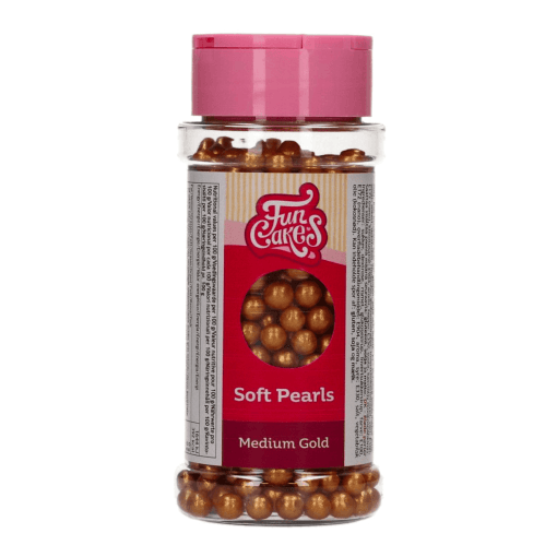 Perlas De Azucar Blandas Funcakes - Doradas (60 G) - Imagen 2