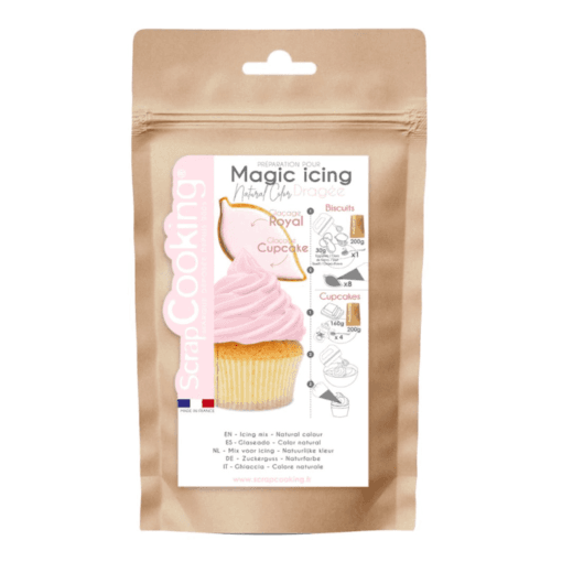 Preparado Para Glaseado Scrapcooking - Rosa Bebe (200 G)
