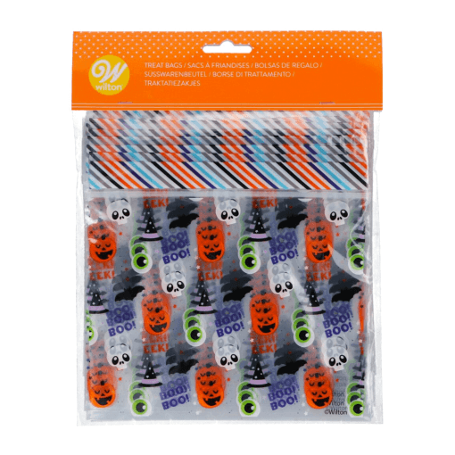 Bolsas Para Dulces (cierre Zip) Wilton - "boo! Eek!" (20 U)