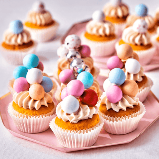 Bolas Crujientes De Chocolate Funcakes - Matt Blue (130 G) - Imagen 2