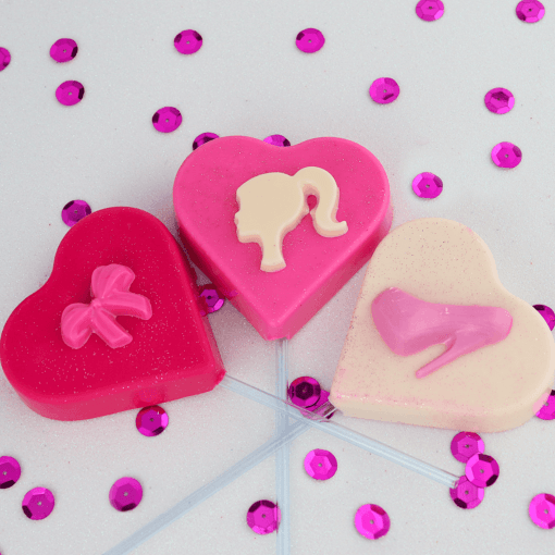 Molde Para Chocolate Bwb - Piruletas Corazon (3 Cavidades) - Imagen 2