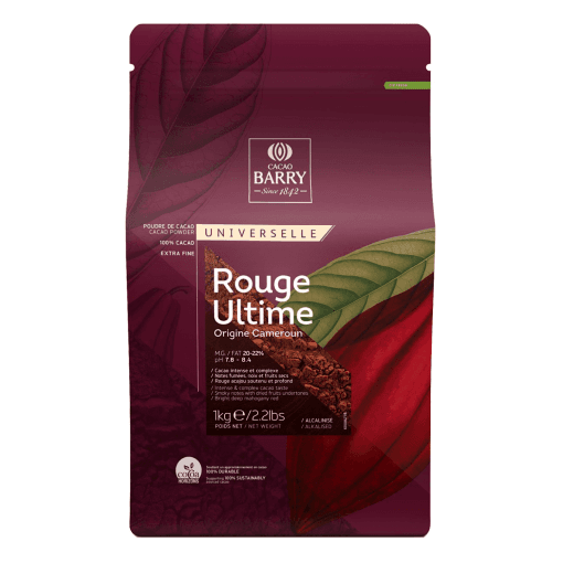 Cacao En Polvo (100 %) Cacao Barry - "rouge Ultime" 1 Kg