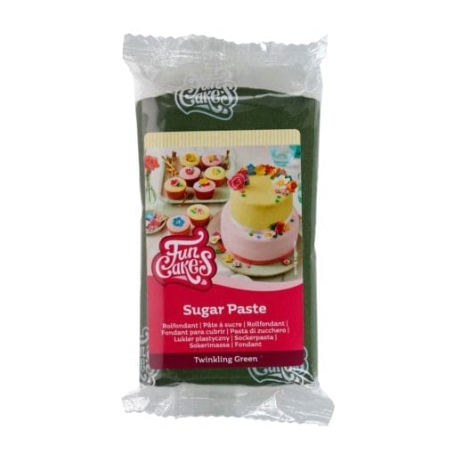 Fondant Funcakes - Verde Brillante 250 G