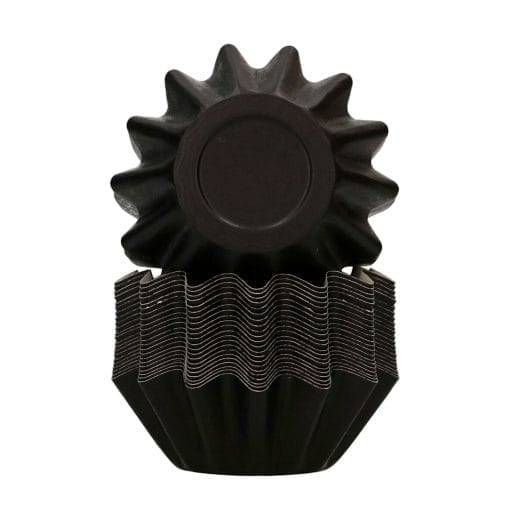 Capsulas Cupcakes Para Hornear "bloom" Funcakes - Negras - Imagen 3