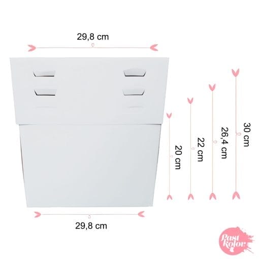 Caja Para Tarta 4 Alturas Ajustables - 29,8 Cm