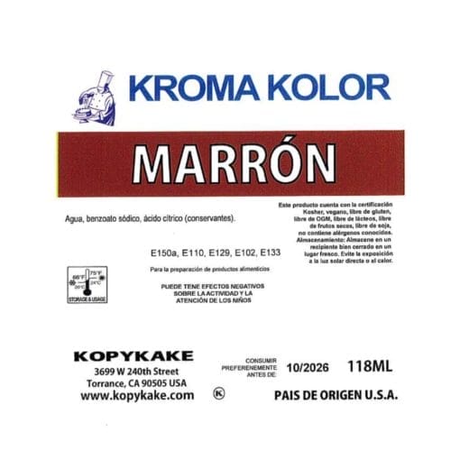 Colorante Aerografo "kroma Kolor" Kopykake - Marron (118 Ml) - Imagen 3