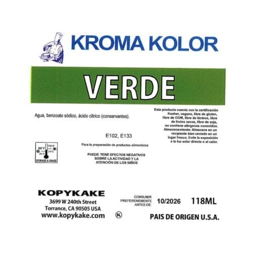 Colorante Aerografo "kroma Kolor" Kopykake - Verde (118 Ml) - Imagen 3