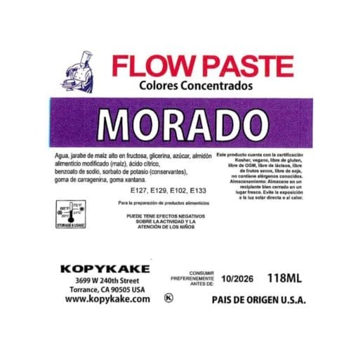 Colorante En Gel "flow Paste" Kopykake - Morado (118 Ml) - Imagen 3