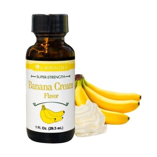 Aroma "super-strength" Lorann - Crema De Platano / Banana Cream (29,5 Ml) - Imagen 2