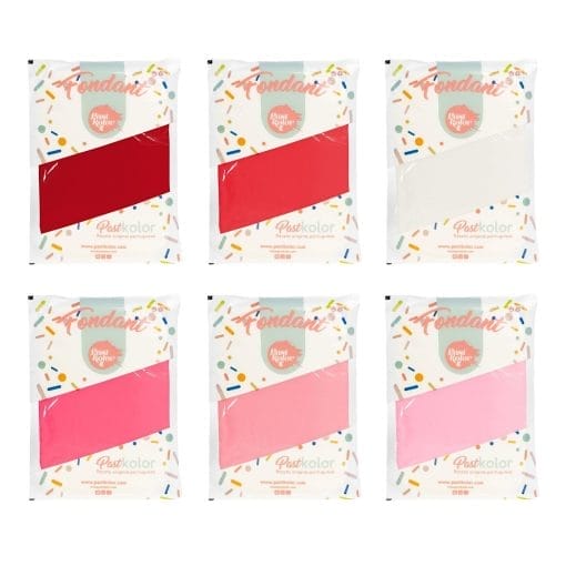 Pack Fondant Pastkolor Especial San Valentin (1,5 Kg)