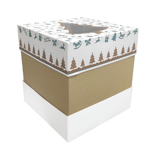 Soporte Extension Reversible De Caja Para Tarta - 32,5 Cm - Imagen 2