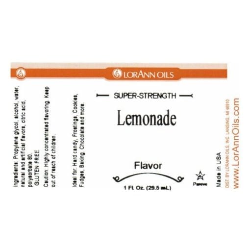 Aroma "super-strength" Lorann - Limonada / Lemonade (29,5 Ml) - Imagen 2