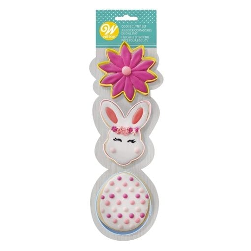 Set Cortadores Wilton - Flor / Conejo / Huevo De Pascua - Imagen 2