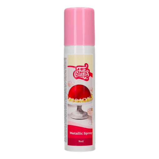 Spray Metalico Funcakes - Rojo Brillante (100 Ml) - Imagen 2