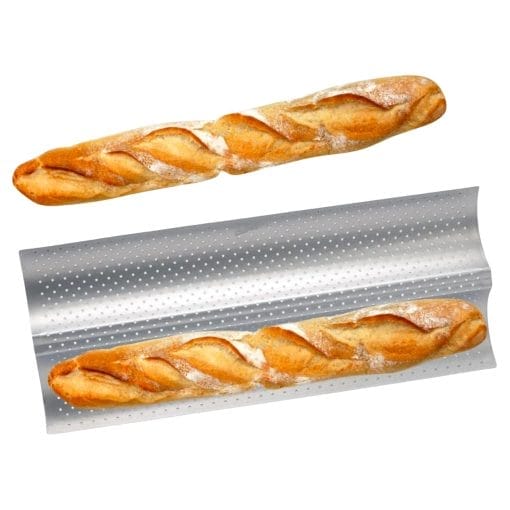 Molde De Acero Para 2 Panes Patisse - 38 X 17 Cm