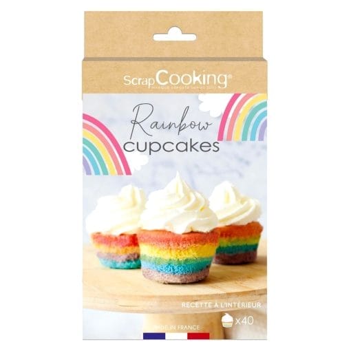 Set Cupcakes Arcoiris Scrapcooking - Imagen 2