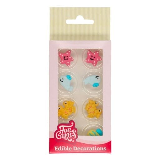 Decoraciones De Azucar Funcakes - Animales Marinos - Imagen 3