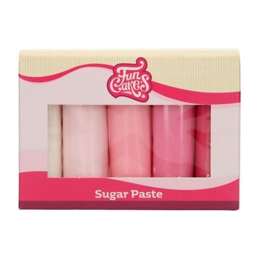 Multipack Fondant Funcakes - Tonos Rosas (5 X 100 G)