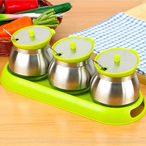 Set Menaje De Cocina Para Almacenaje - Verde - Imagen 4