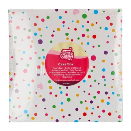 Caja Para Tarta Confetti Funcakes - 25 Cm - Imagen 2