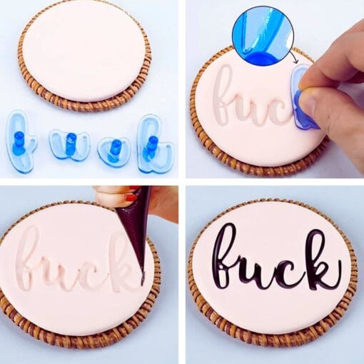 Marcadores De Letras Minusculas Para Galletas