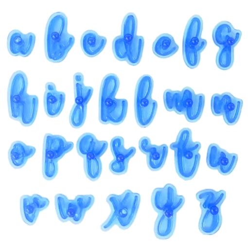 Marcadores De Letras Minusculas Para Galletas - Imagen 2