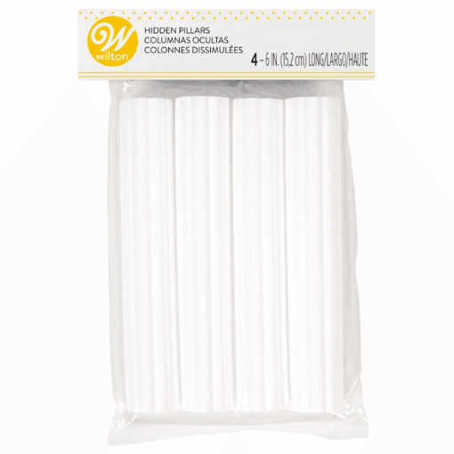 Pilares Para Tartas Invisibles Wilton - 15,2 Cm - Imagen 2