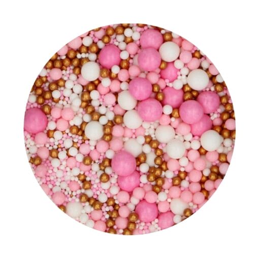 Perlas De Azucar Blandas Funcakes - Mix "pink Celebration" (80 G) - Imagen 3