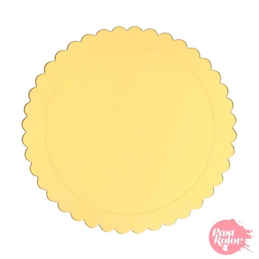Set 10 Cajas Para Tarta Alturas Ajustables + Bases Redondas Dorada (1 Mm) - 18 Cm Ø